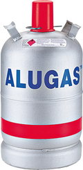 Gassflaske aluminium 11 kg tom, 5,5 kg Alugas for campingbruk