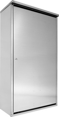 Gassflaskeskap for 1x 11 kg flaske 735x460x400 mm sett forfra