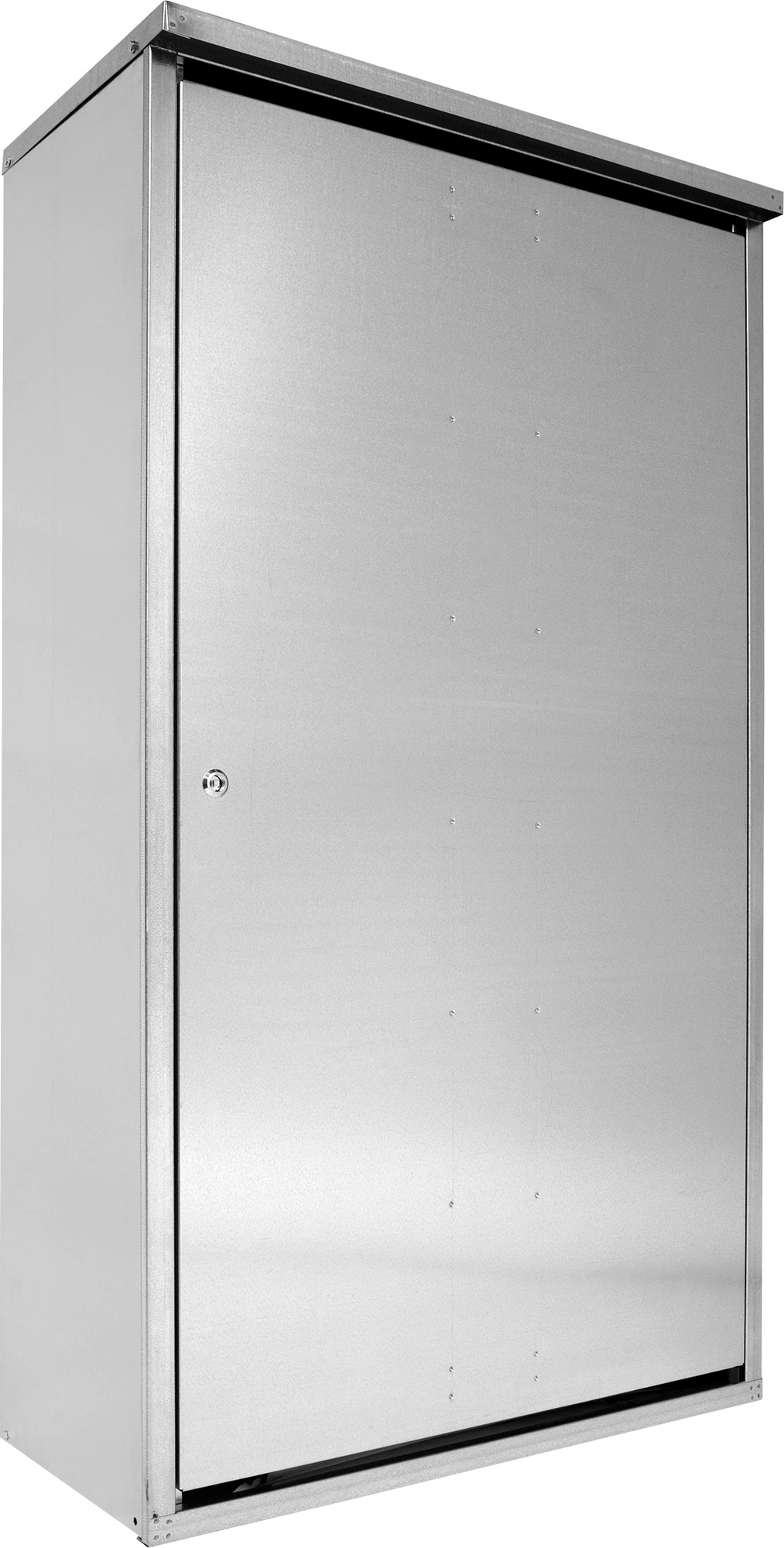Gassflaskeskap for 1x 11 kg flaske 735x460x400 mm sett forfra