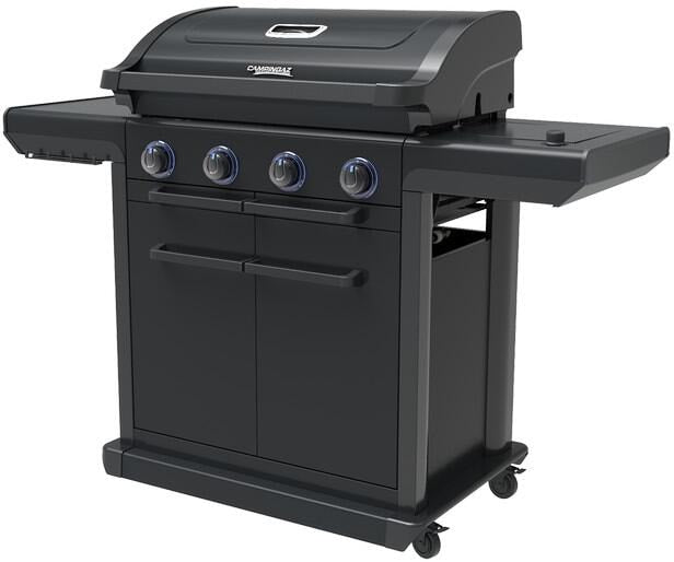 Bakside av Gassgrill 4 Series Onyx S med 4 brennere