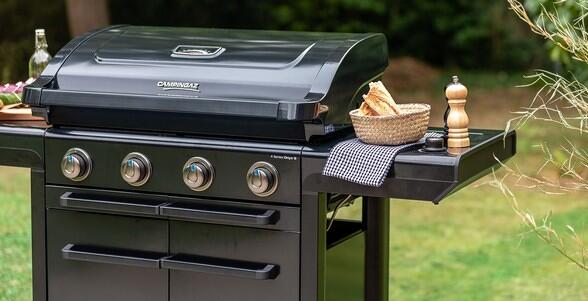 Detalj av grillflate på Gassgrill 4 Series Onyx S med 4 brennere