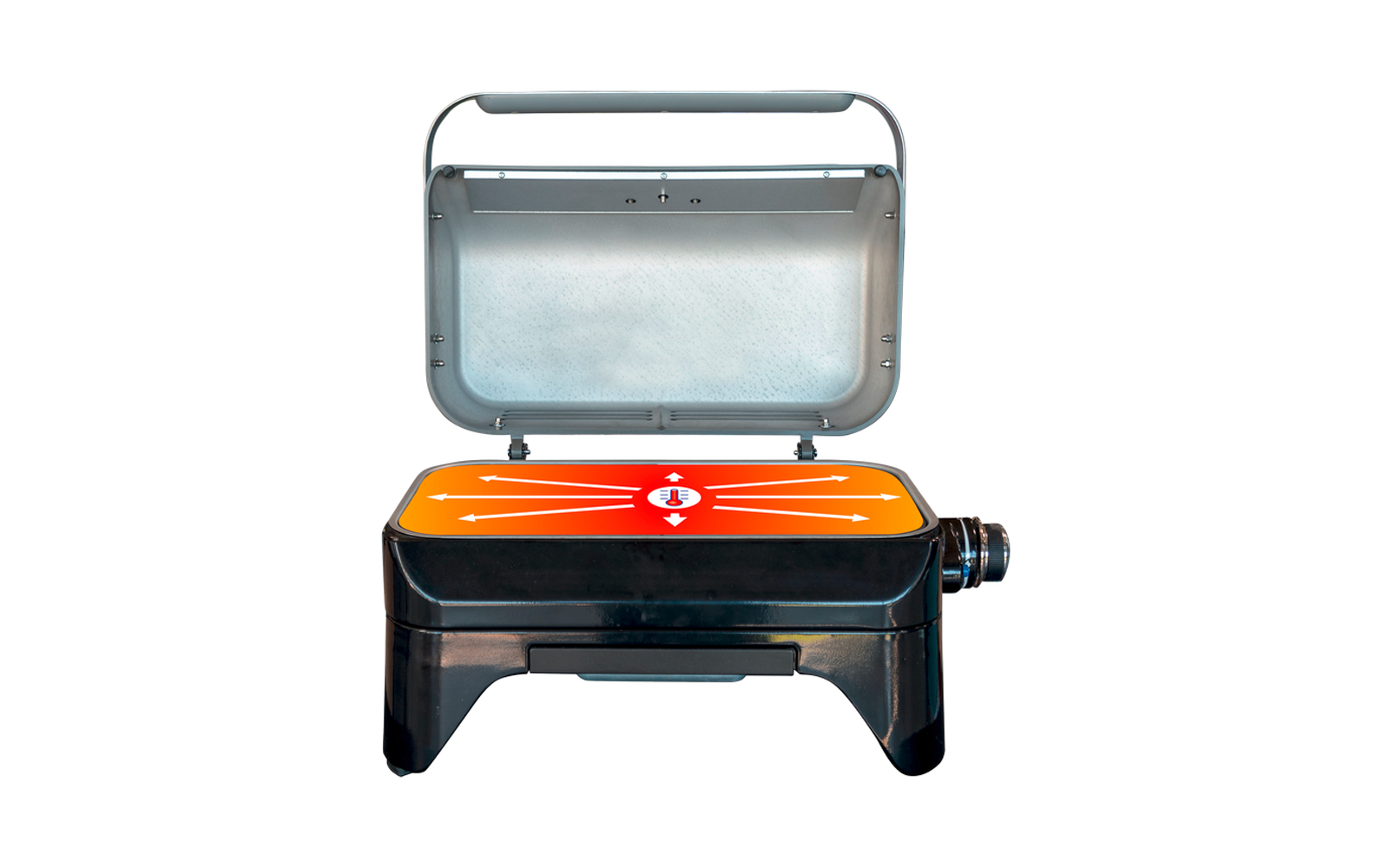 Montert Gassgrill Attitude 2go R bordmodell i bruk