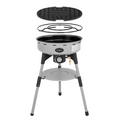 Forfra visning av Gassgrill BBQruiser HT Classic Grid bærbar med lokk - Brunner