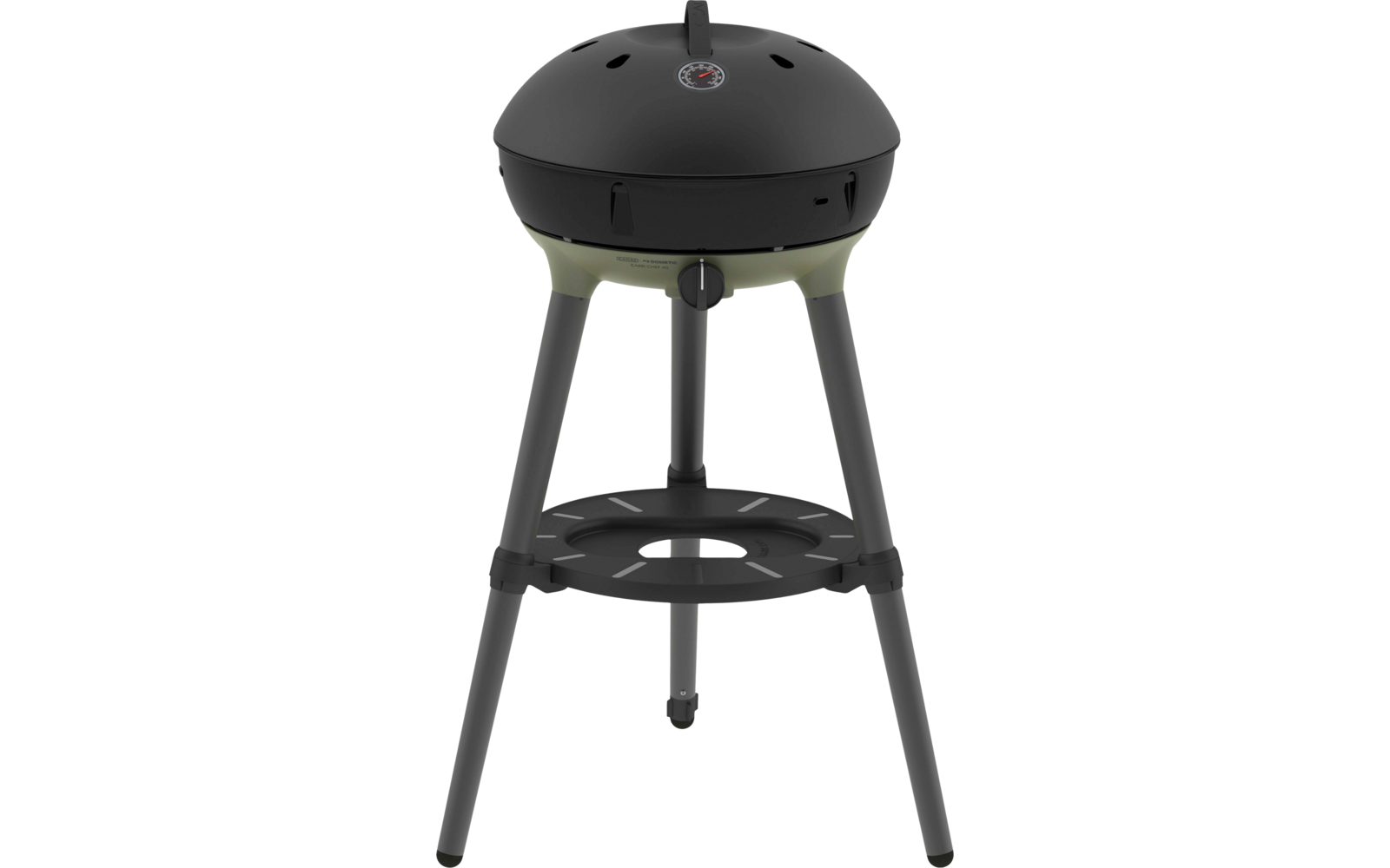 Nærbilde av piezo-tenning på Gassgrill Carri Chef 40 BBQ ø60 cm