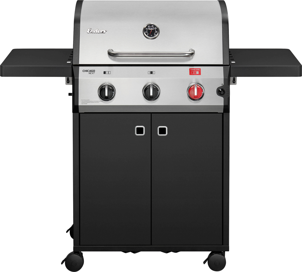 Gassgrill Chicago Next 3 R Turbo 10,6 kW piezotenn. - Enders forfra