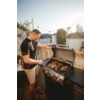 Sidebord og kontrollpanel på Gassgrill Chicago Next 3 R Turbo 10,6 kW piezotenn. - Enders