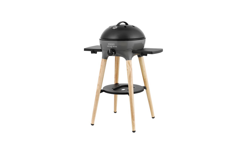 Gassgrill Citi Chef 40 FS med ben i bruk under grilling
