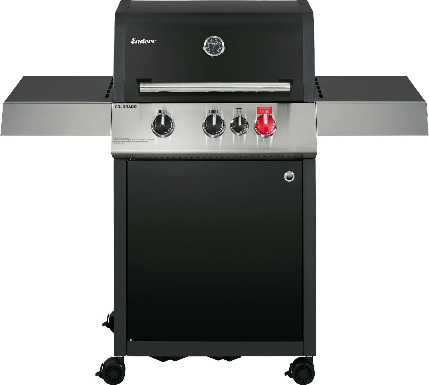 Gassgrill Colorado 3 I Turbo 62x43 cm infrarot fra Enders for effektiv grilling