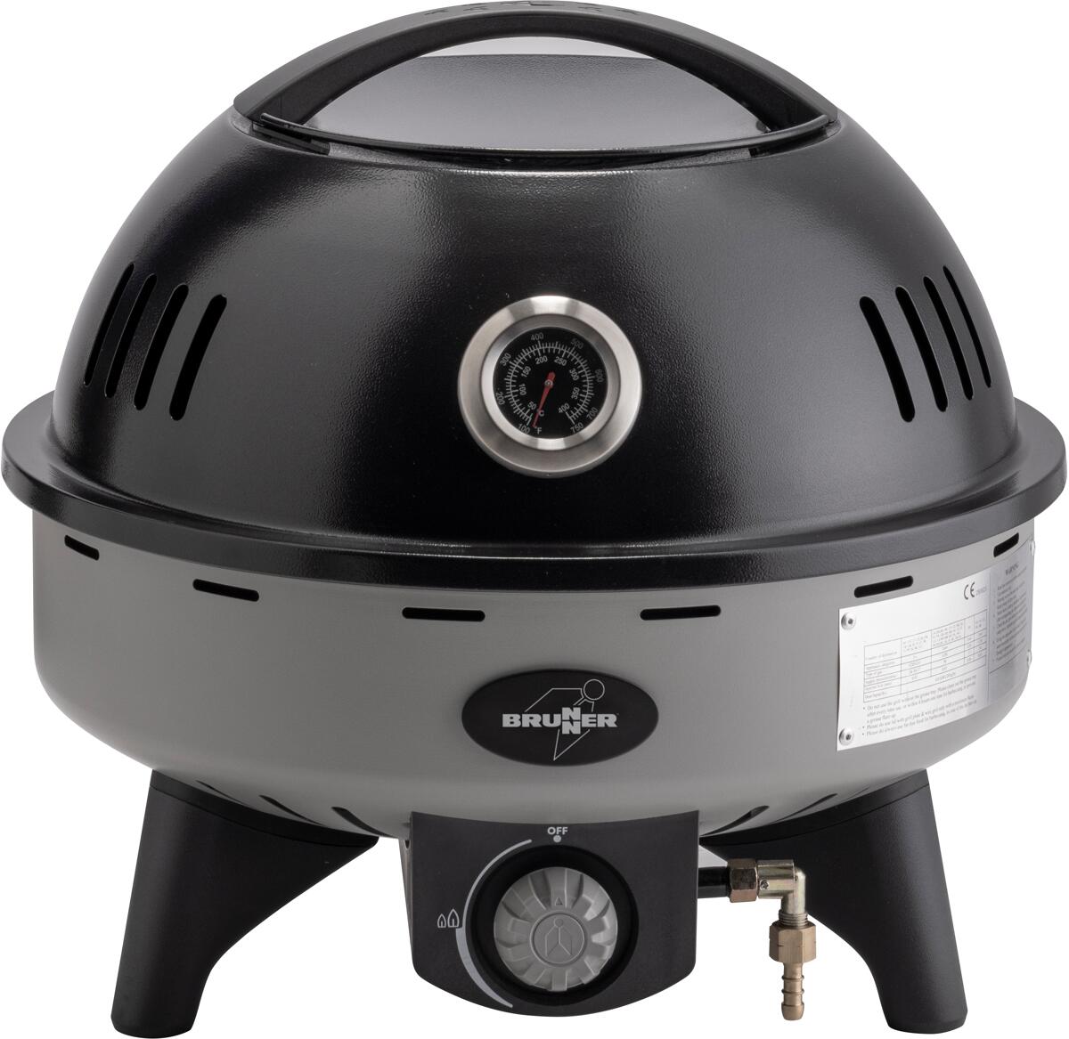 Gassgrill Devil BBQruiser HT Reversible Grid montert og klar til bruk