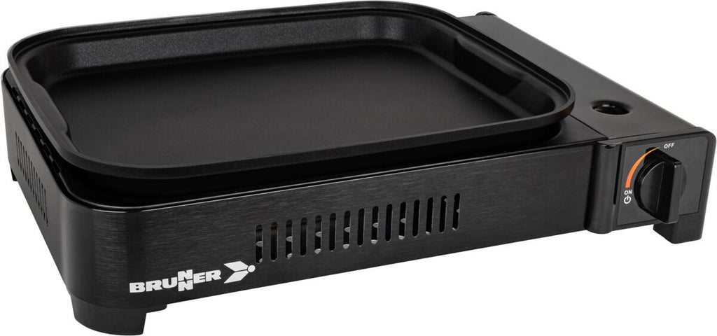 Detalj av grillplate på Gassgrill Devil Megagrill 2,2 kW 46x34,5 cm bordmodell