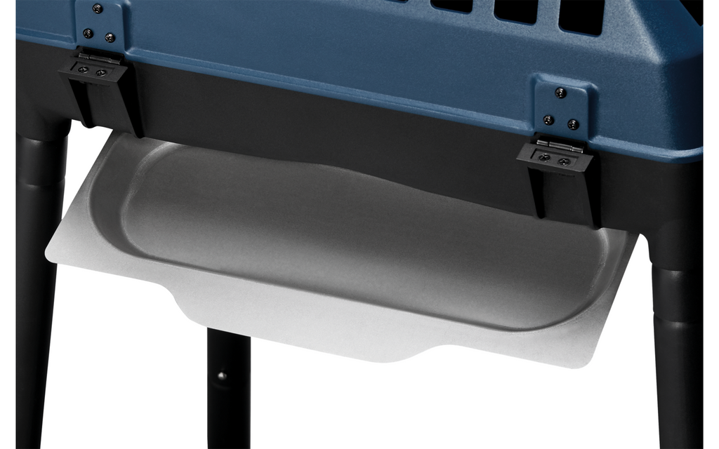 Detalj av rustfri brenner på Gassgrill Explorer II bordmodell