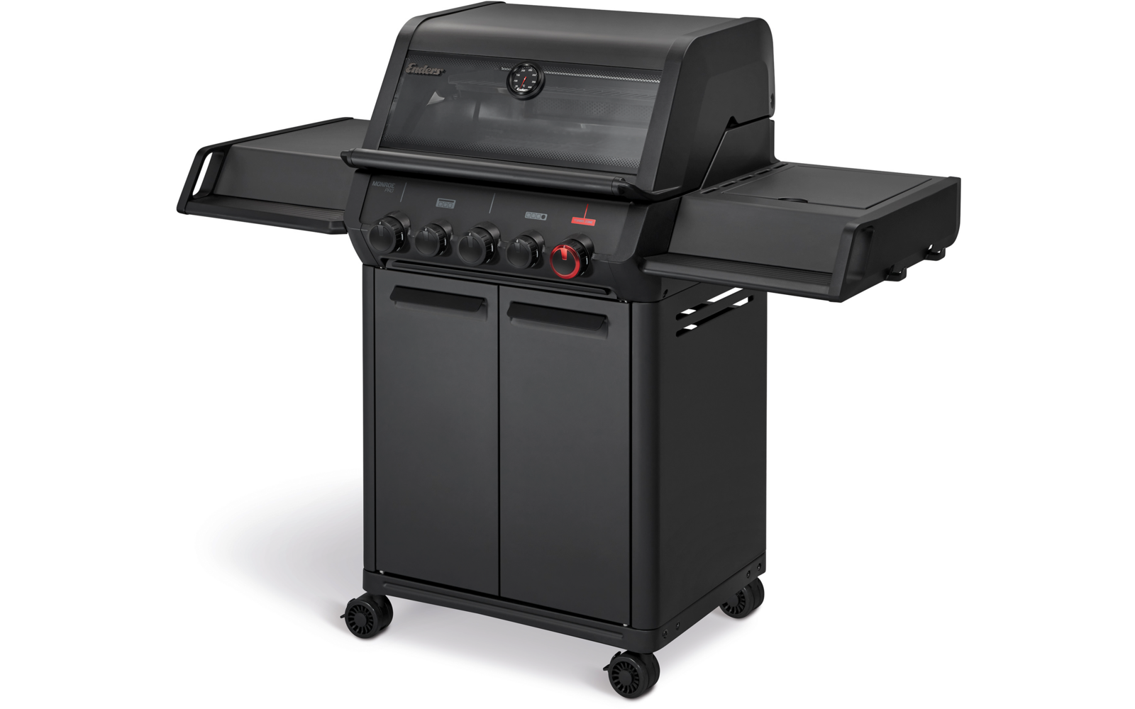 Gassgrill Monroe Pro 3 SIKR Turbo Shadow svart bakside