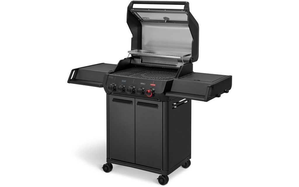 Detalj av grillrist på Gassgrill Monroe Pro 3 SIKR Turbo Shadow svart