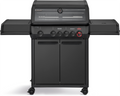 Gassgrill Monroe Pro 4 SIKR Turbo Shadow svart forfra