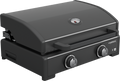 Gassgrill Plancha Onyx 2 med lokk for utendørs grilling