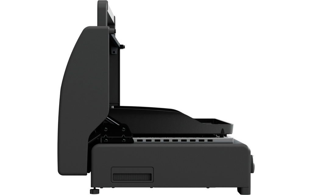 Nærbilde av Blue Flame brennere i Gassgrill Plancha Onyx 2