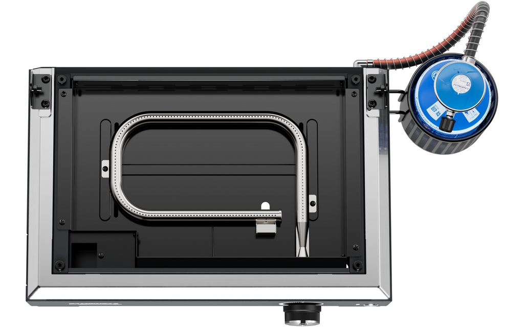Gassgrill Plancha Sigma 1 CV med lokk pakket for transport