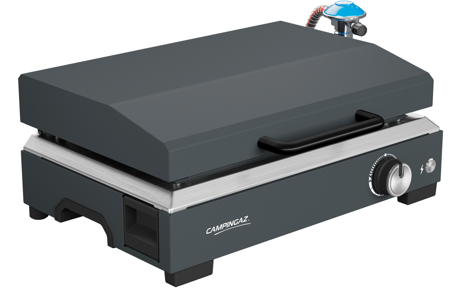 Gassgrill Plancha Sigma 1 CV med lokk fettavløp og oppsamlingsbeholder