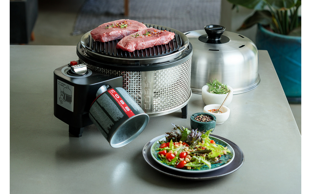 Gassgrill Premier Gas Deluxe 2.0 multifunksjon med åpen lokk
