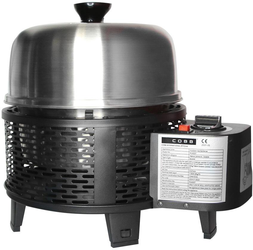 Gassgrill Pro Gas med grillplate 30 cm forfra