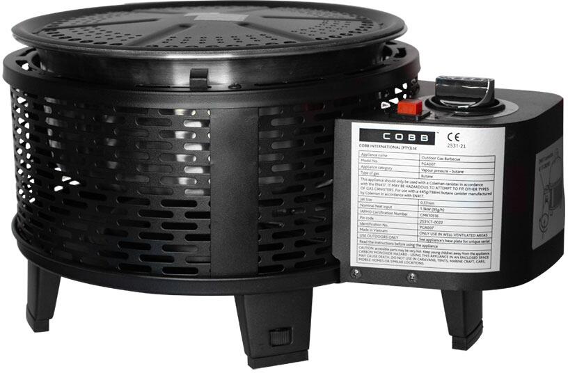 Gassgrill Pro Gas med grillplate 30 cm bakside