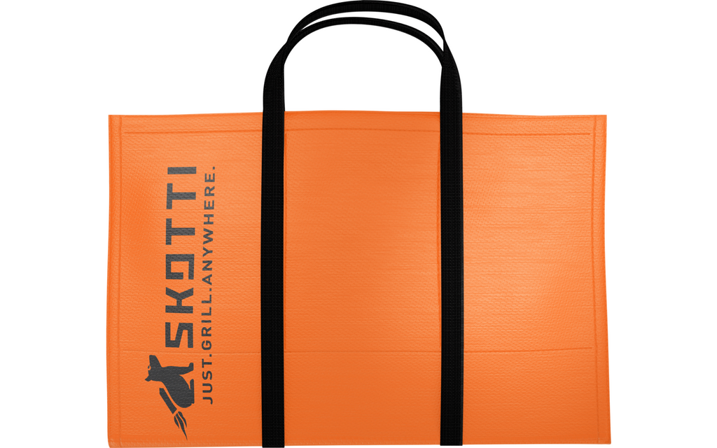 Nærbilde av grillrist på Gassgrill i rustfritt stål med bæreveske 3,3 kg for camping - SKOTTI