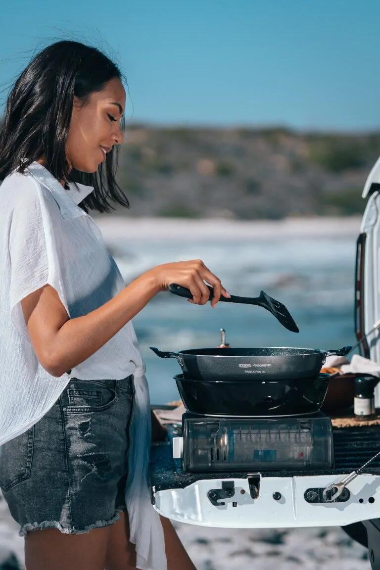 Gassgrill Safari Chef 30 Compact detalj av piezo-tenning