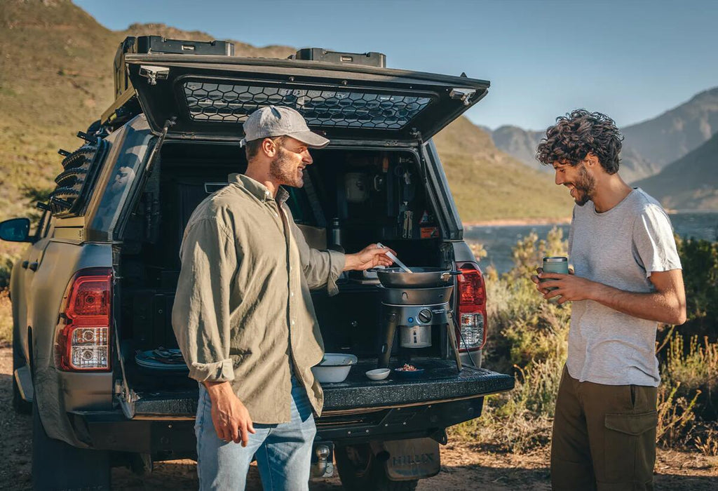 Grillflate med GreenGrill keramisk belegg på Gassgrill Safari Chef 30 HP 1,8 kW