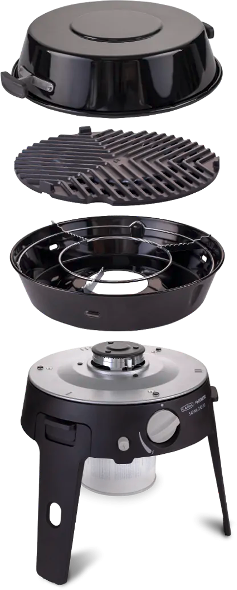 Gassgrill Safari Chef Combo 3-i-1 ø30 cm 4 kg - Cadac forfra