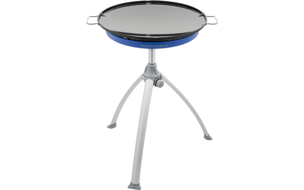 Gassgrill Skottel Braai Ø 49 cm med bæreveske bakside
