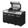 Bakside av Gassgrill Uniq Pro 3 IK Kitchen Cruster med kontrollpanel