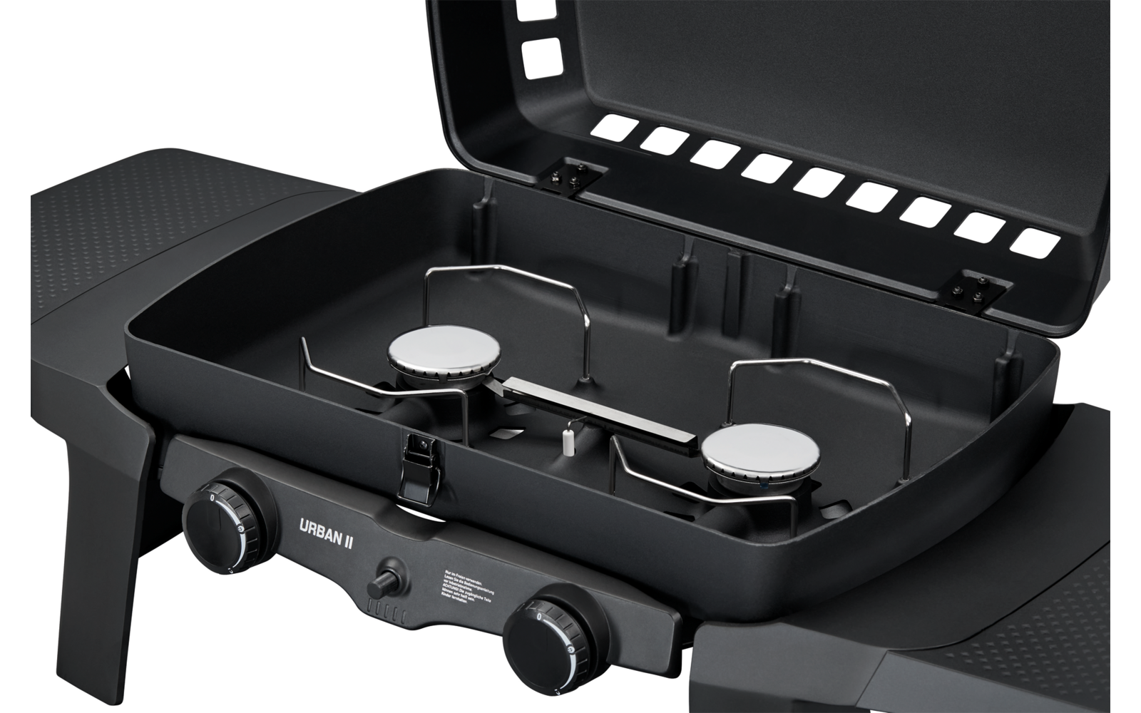 Gassflaske tilkoblet Gassgrill Urban II bordmodell