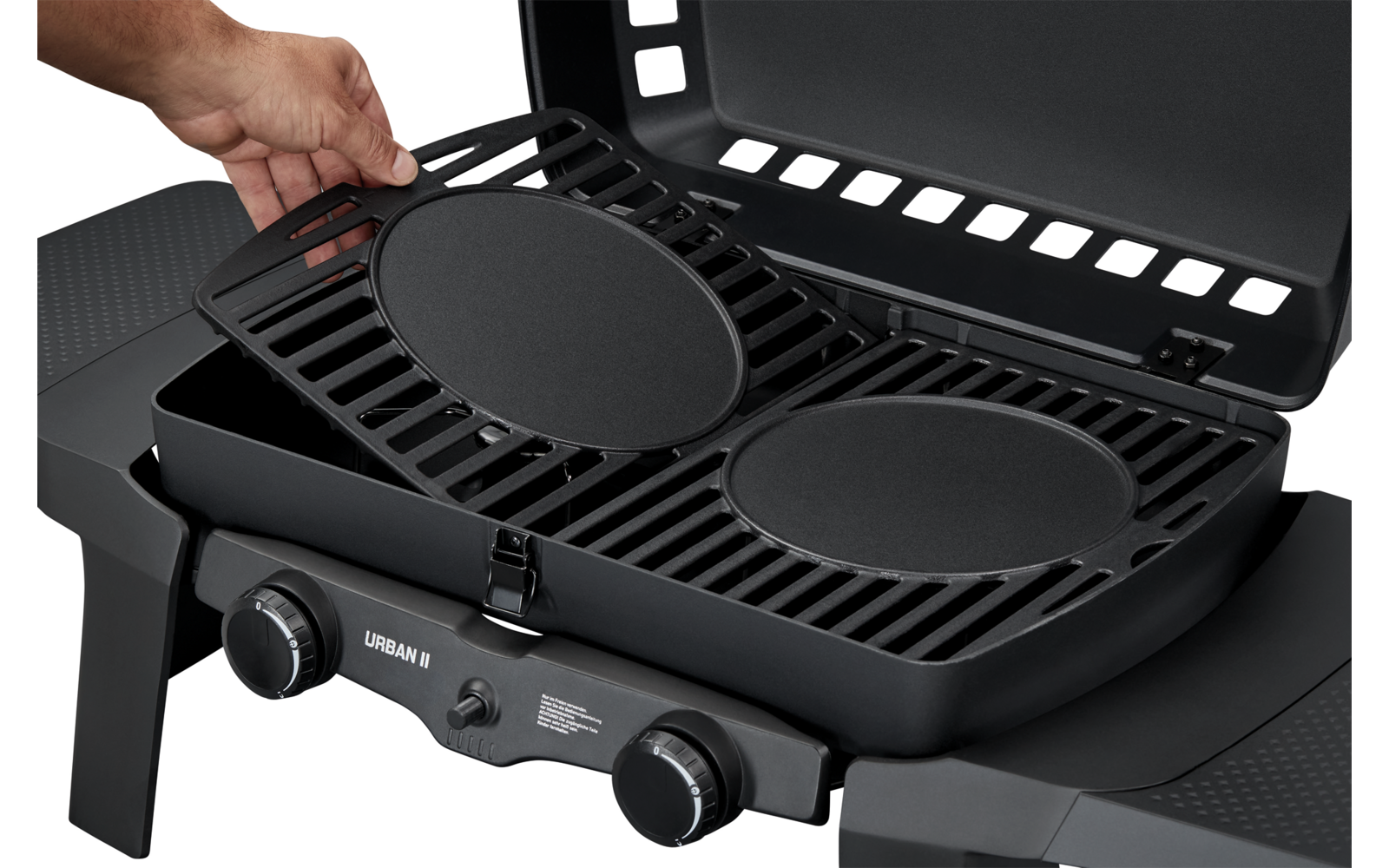 Oversikt av Gassgrill Urban II bordmodell 50 mbar 12 kg