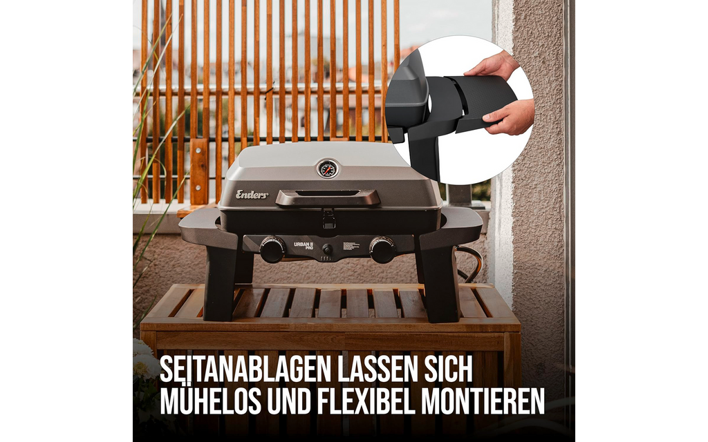 Gassgrill Urban II Pro bordmodell 4,4 kW 12 kg - Enders