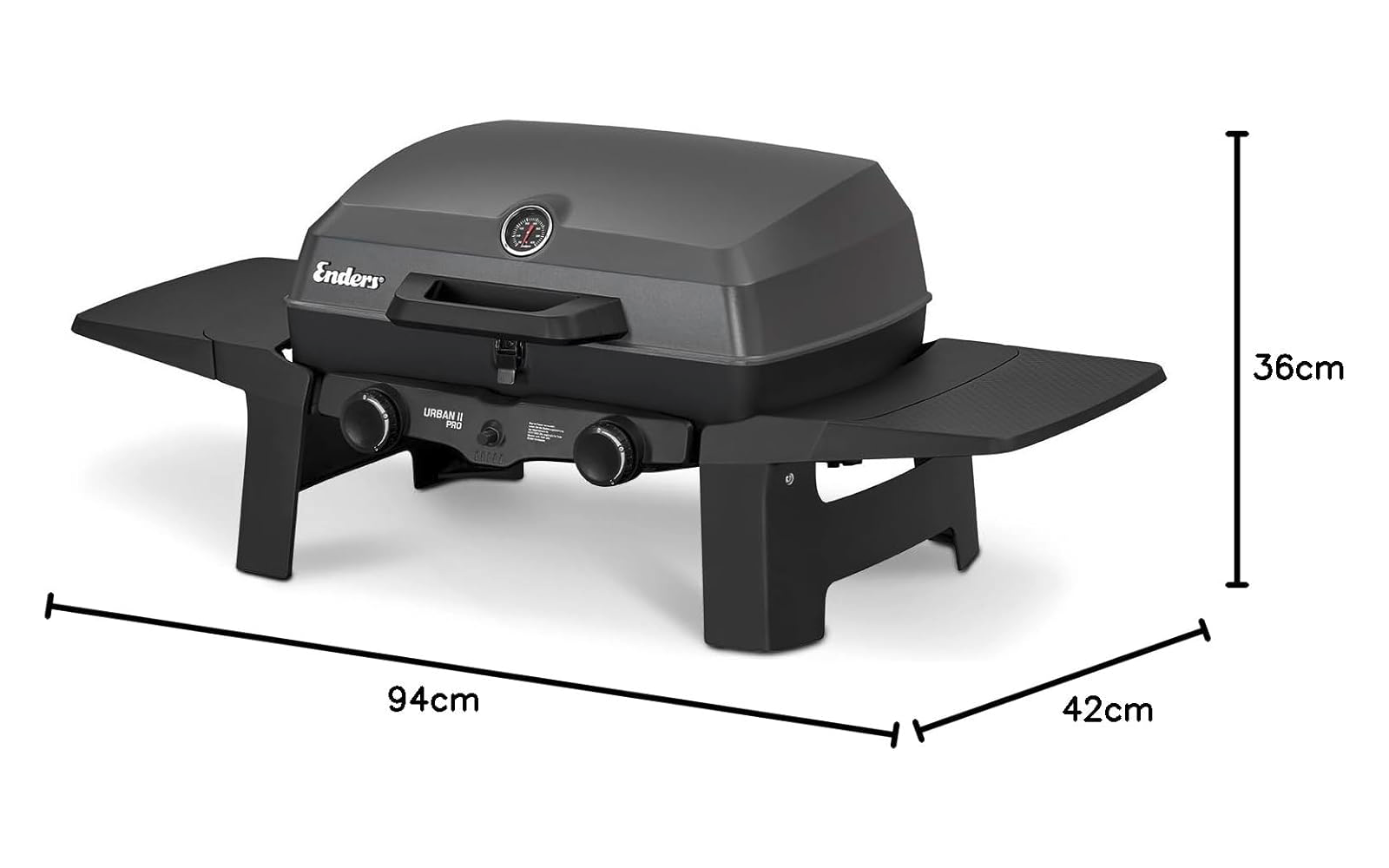 Gassgrill Urban II Pro bordmodell 4,4 kW 12 kg - Enders