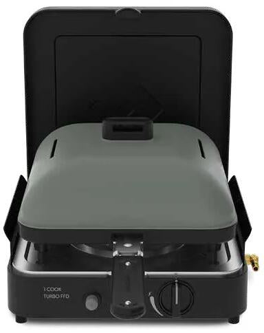 Gasskoker 1 Cook Turbo FFD PRO 2200W med tennsikring fra Cadac for camping og friluftsliv