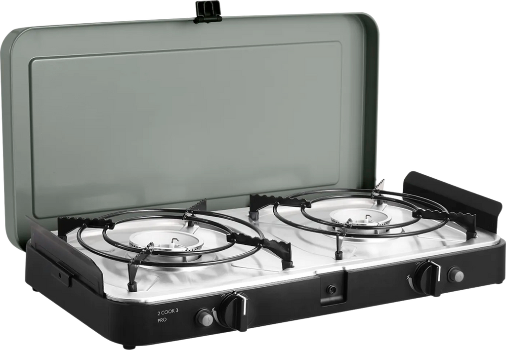 Gasskoker 2-bluss 2 Cook 3 Pro Stove Cadac forfra