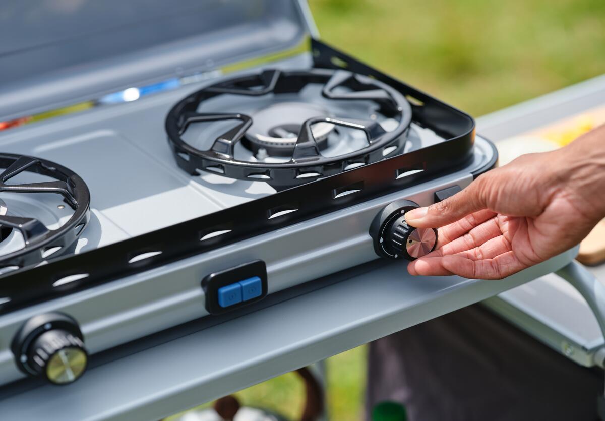 Avtakbare toppstativ på Gasskoker 2-bluss Camping Kitchen 2 Maxi CV 3600W