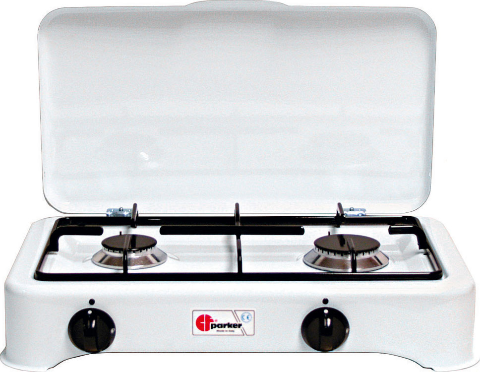 Gasskoker 2-bluss med flammesikring 3,95 kW 50 mbar fra CF Parker