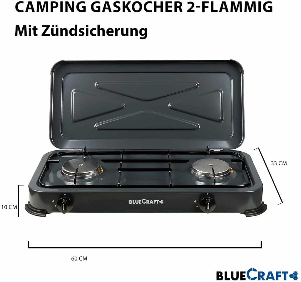 Detalj av tennsikring på Gasskoker 2-brenner 4,4 kW med tennsikring 60 cm - BlueCraft