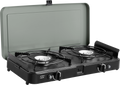 Gasskoker 2 Cook 3 Classic Stove 2-bluss 30 mbar - Cadac forfra med åpnet lokk