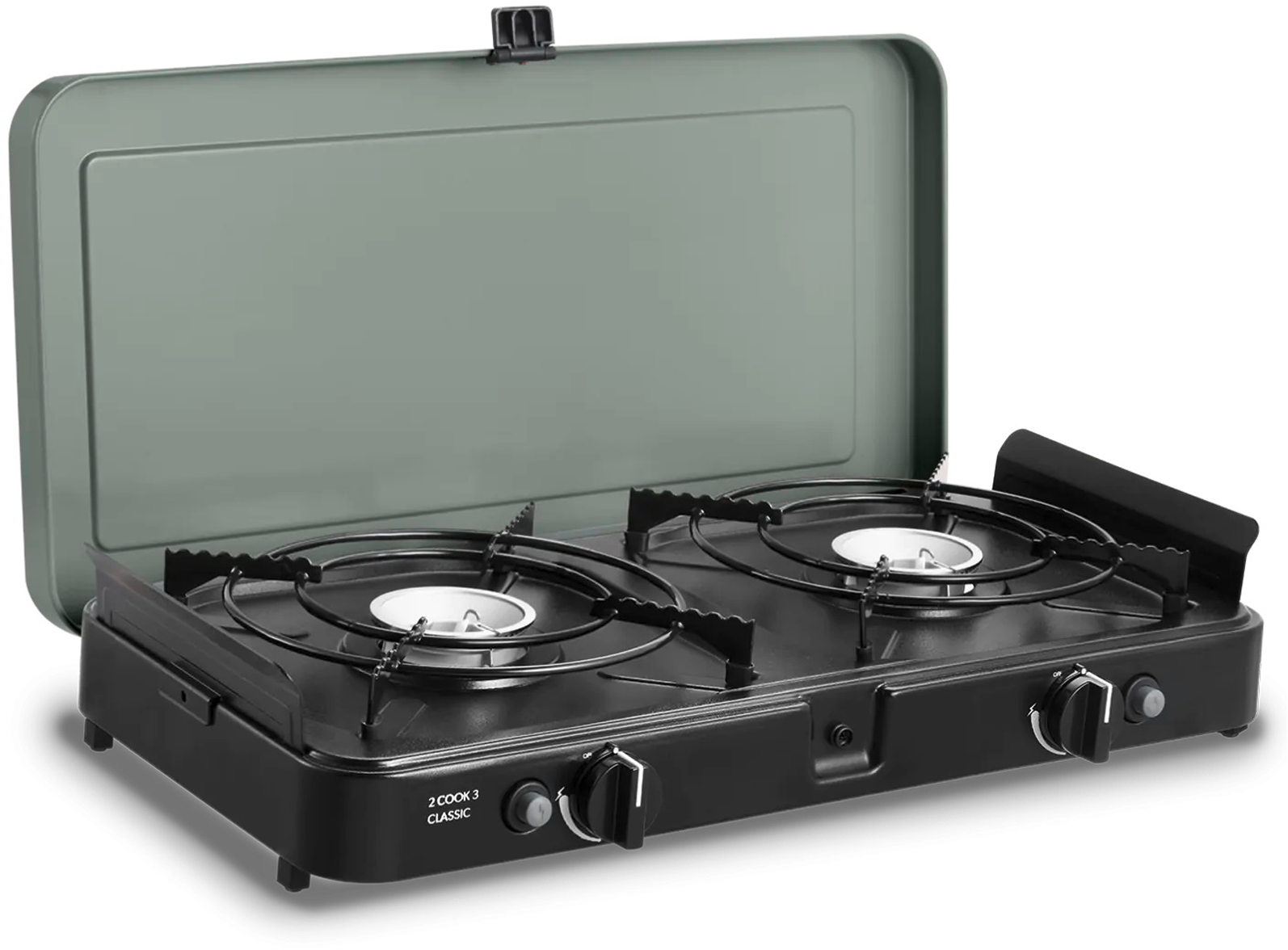 Gasskoker 2 Cook 3 Classic Stove 2-bluss 30 mbar - Cadac forfra