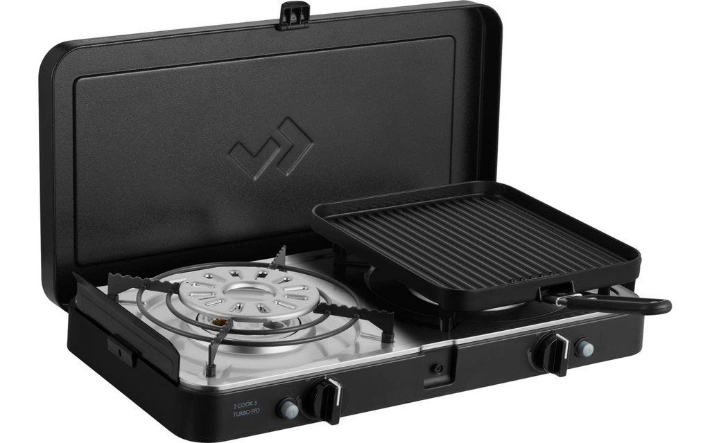Gasskoker 2 Cook 3 Turbo FFD Deluxe 2-bluss 30 mbar - Cadac