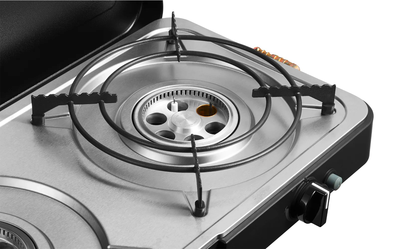 Gasskoker 2 Cook 3 Turbo Stove FFD bakside med kontrollpanel