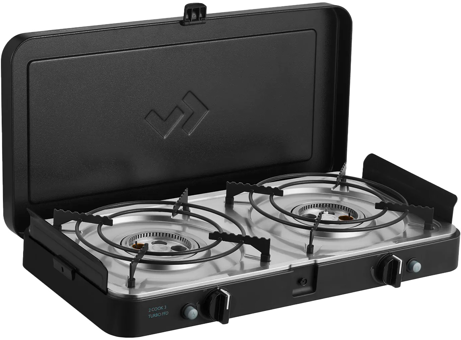 Gasskoker 2 Cook 3 Turbo Stove FFD forfra med åpen topp