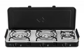 Gasskoker 3-bluss 3 Cook Turbo FFD Deluxe 9 kg - Cadac forfra
