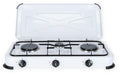 Gasskoker 3-bluss med flammesikring 50 mbar 5,2 kW - Cago for camping