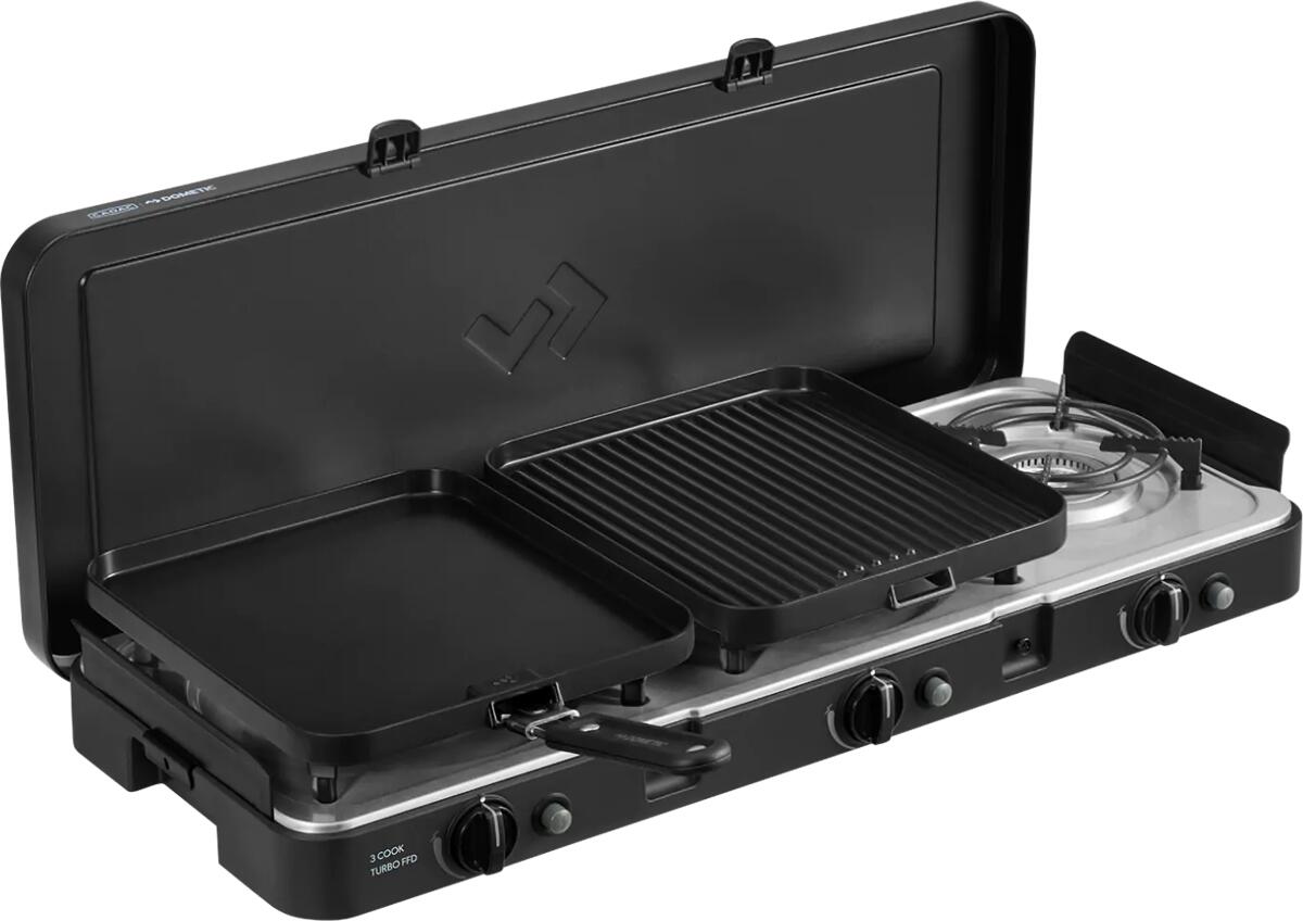 Gasskoker 3 Cook Turbo FFD Deluxe 5,9 kW Cadac sett forfra