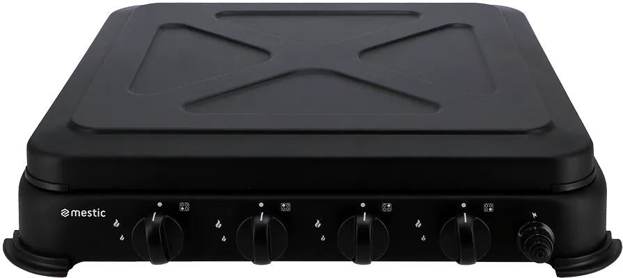 Gasskoker 4-brenner MGC-400 6800W 30mbar svart bakside