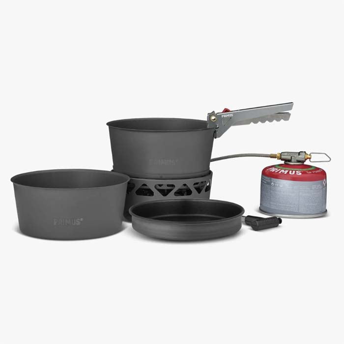 Gasskoker og kokekar sett 8-deler PrimeTech Stove II 2000 W fra Primus